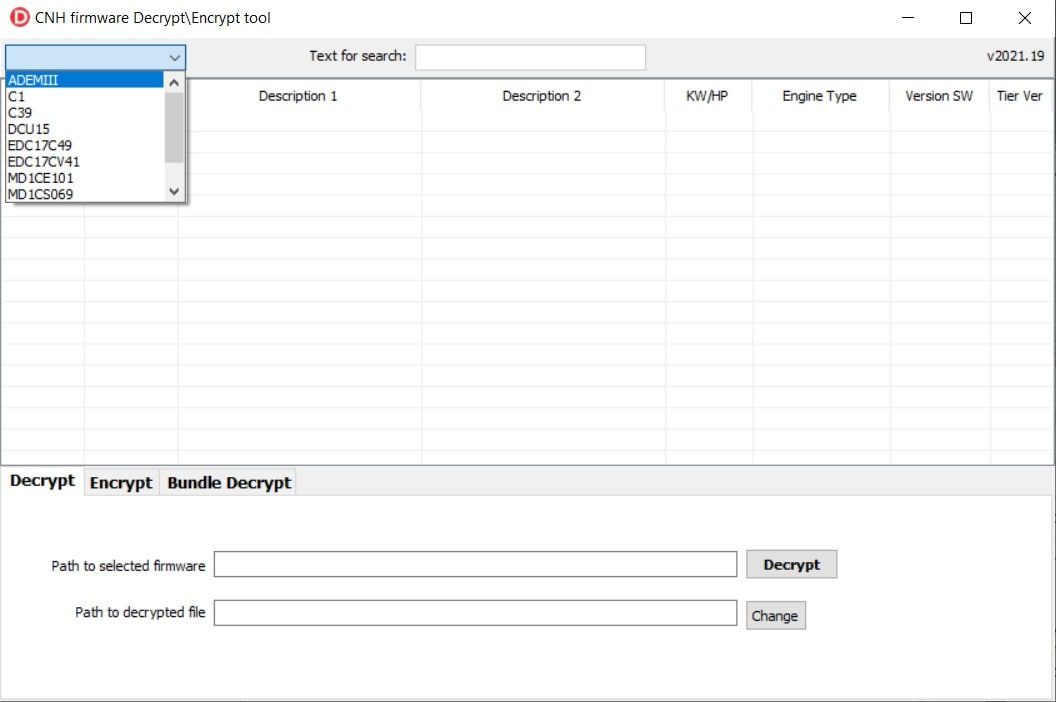 CNH Decrypt – Encrypt Tool