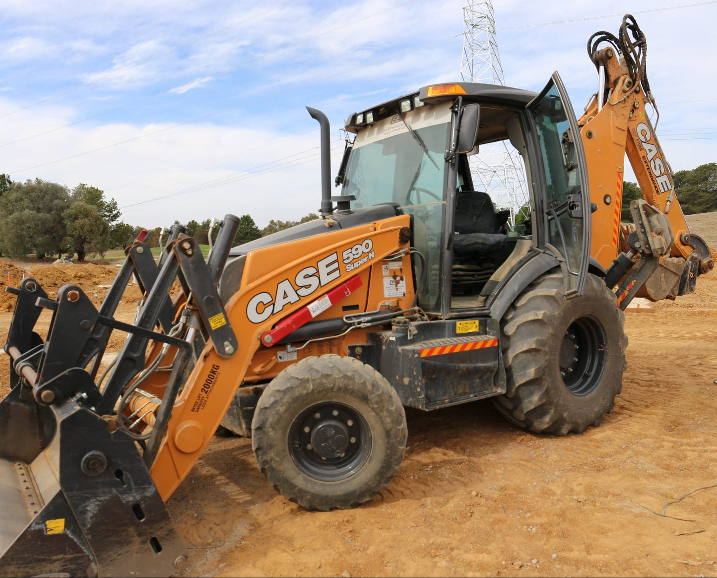 Caso 580n 580SN-WT 580SN 590SN Cargador de tractores Backhoe Manual de reparación del servicio oficial del taller