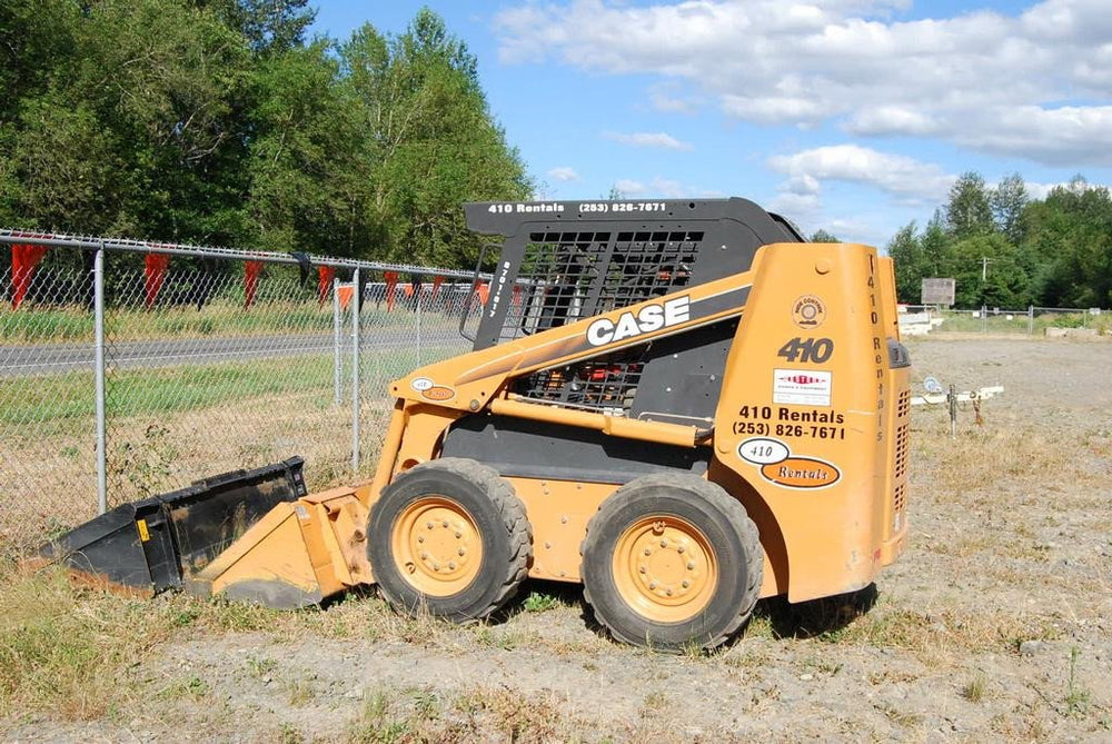 Case 410 420 Sliding Steering loader and 420ct compact Track loader repair Manual