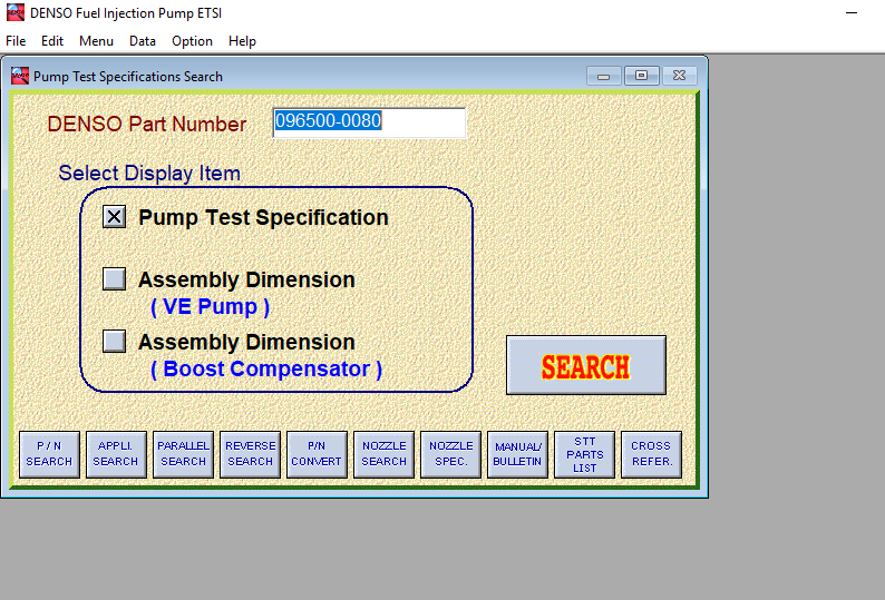 Denso Kraftstoffeinspritzpumpe [06.2021] Elektronisches Informationssystem