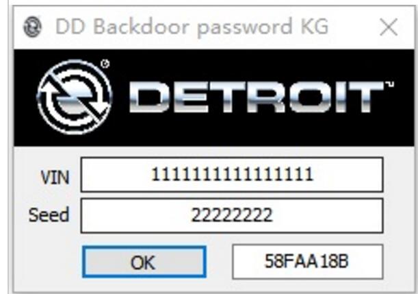 Detroit Diesel Backdoor wachtwoordgenerator - Beste tool online opslaan dealer bezoek! - Volledige online installatieservice!