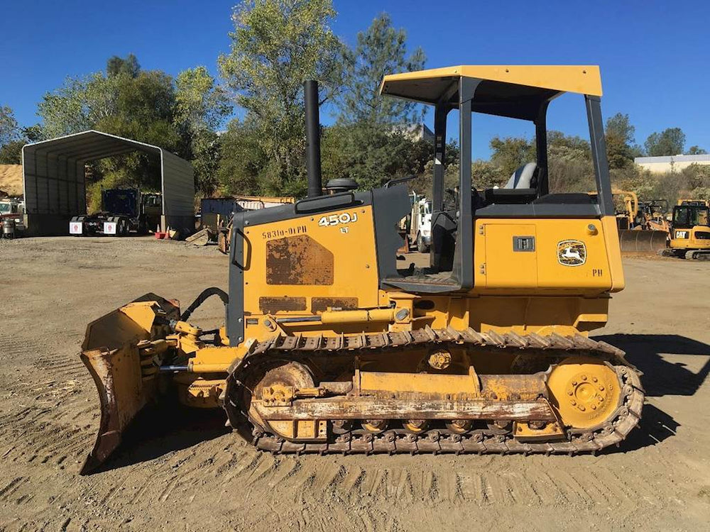 John Deere 450J 550J 650J Crawler Dozer Officiële Workshop Service Reparatie Technische Handleiding TM10294