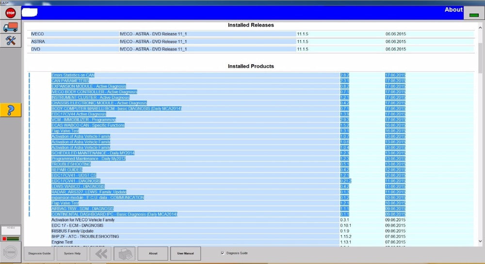 Iveco Easy V16 Diagnostics Software Truck & Bus Nieuwste 2023 -versie