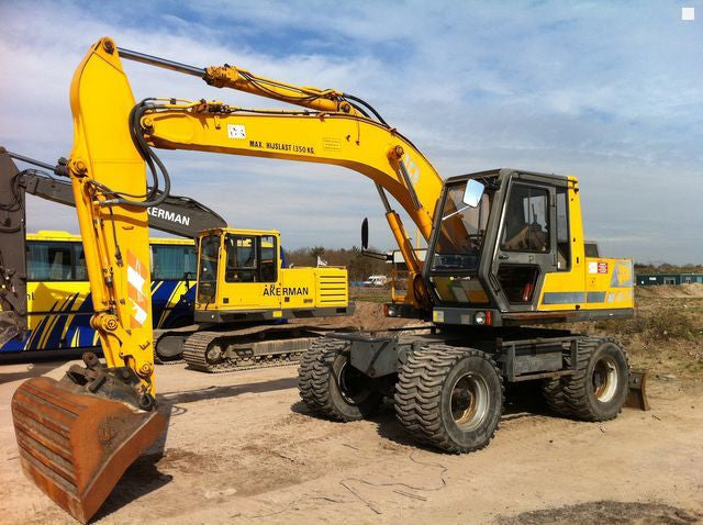 JCB JS130W JS145W JS160W JS175W حفارة عجلات