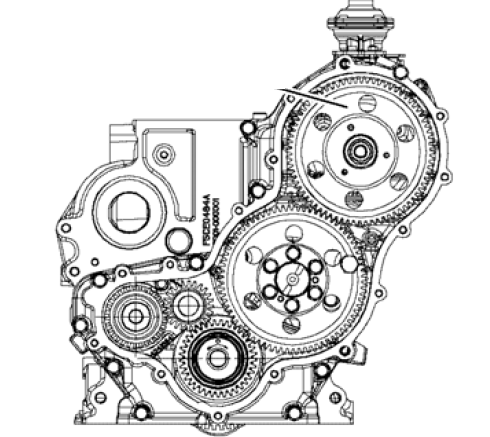 Asunto IH F5CE5454G* a001 F5CE9454C F5CE9454E Motor Manual de reparación de servicios de taller