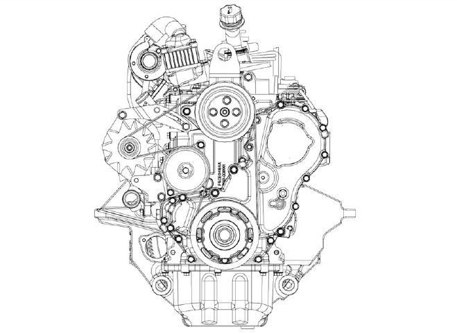 Zaak F5CE5454G*A001 F5CE9454C F5CE9454E Motoren Officiële werkplaats Reparatie handboek