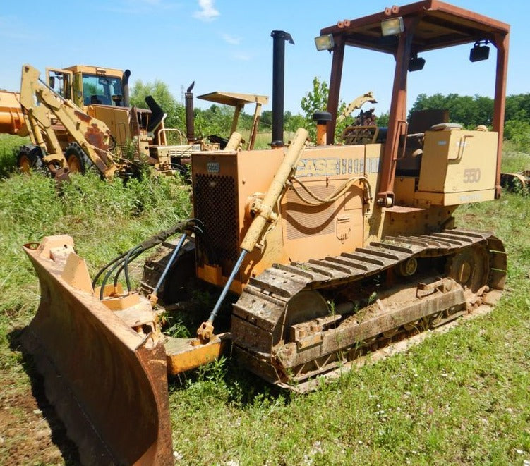 Caso 550 Crawler Dozer Manual de reparación del servicio de taller oficial