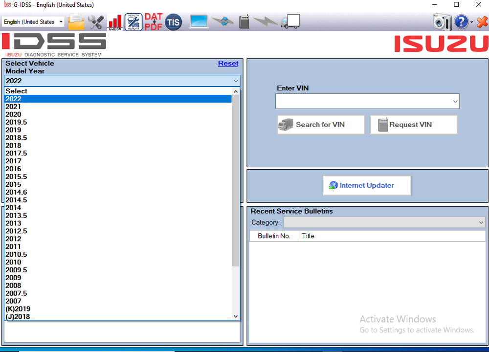 
                  
                    ISUZU G -IDSS Diagnostic Service System - Vollständige Diagnostik -Software 2022 - Voller Online -Installationsservice enthalten
                  
                