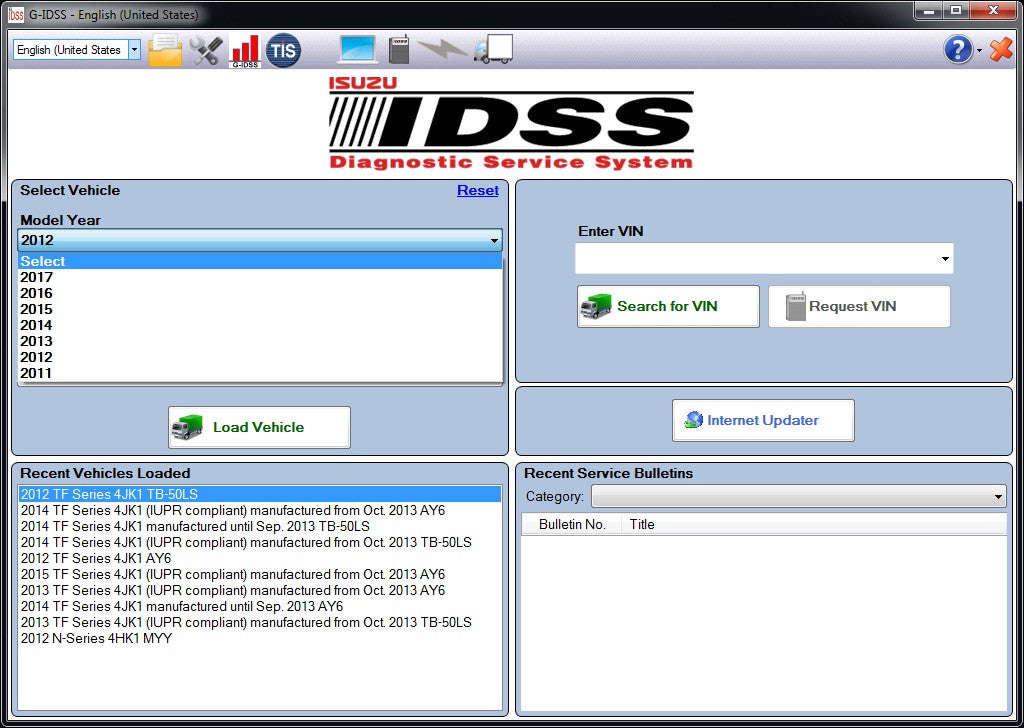 
                  
                    Isuzu diagnostic Services System IDSS II February 2017 includes Global Support for G - IDSS and E - IDSS - Full Online Installation and Support
                  
                