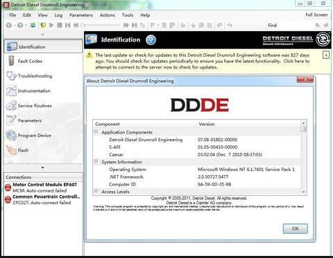 
                  
                    Detroit Diesel Drumroll Ingeniería (DDDE 7.08) Todos los parámetros 100% obras! Servicio de instalación completo en línea incluido!
                  
                