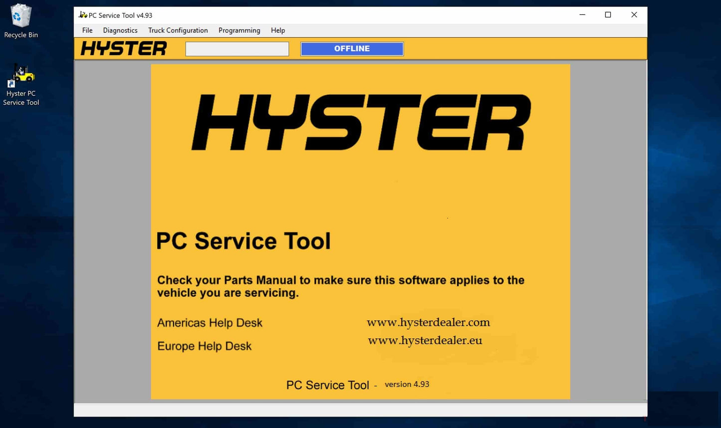 
                  
                    Yale Hyster PC Service Tool v 4.95 Diagnostische en programmeersoftware Nieuwste 2021
                  
                