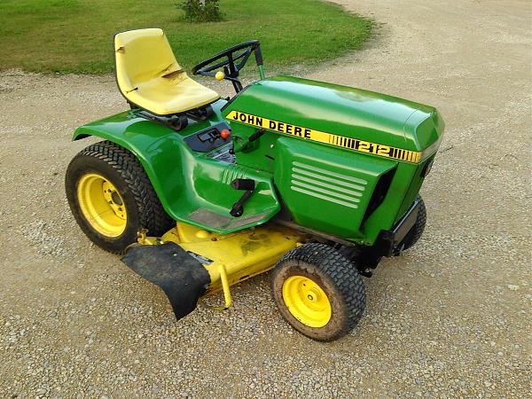 John Deere 210 212 214 216 Lawn & Garden Tractor Offizielles Bedienungsanleitung