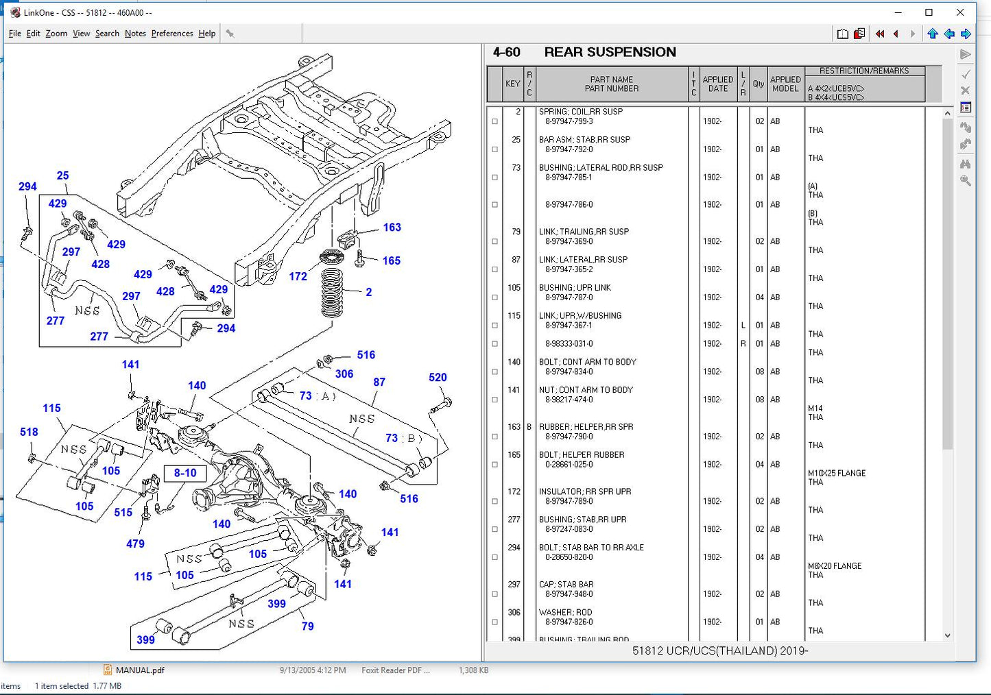 
                  
                    Isuzu CSS-NET Camiones y Motores Industriales EPC 2020- todos los modelos y s \ n manuales de piezas
                  
                