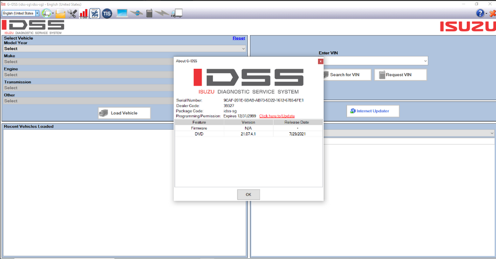 Isuzu G-IDSS Diagnostic Service System - Full diagnostics Software 2023 - Full Online Installation Service Included