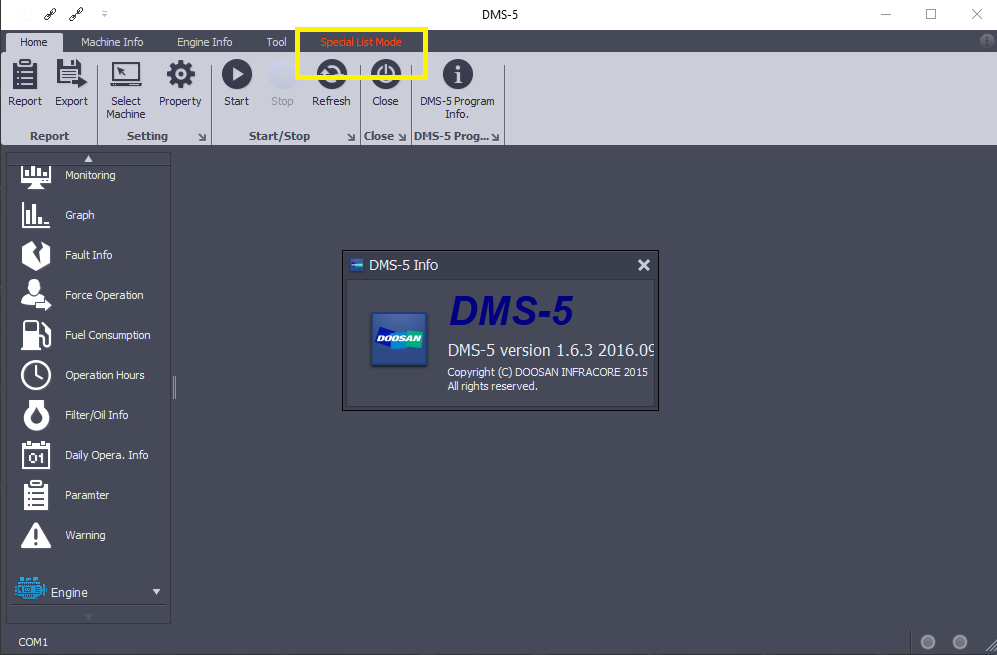 
                  
                    DOOSAN ARGAVATOR / WIEL Loader Monitoring Program DMS-5 v2.9.7 Diagnostische tool 2022 Speciale modus!
                  
                