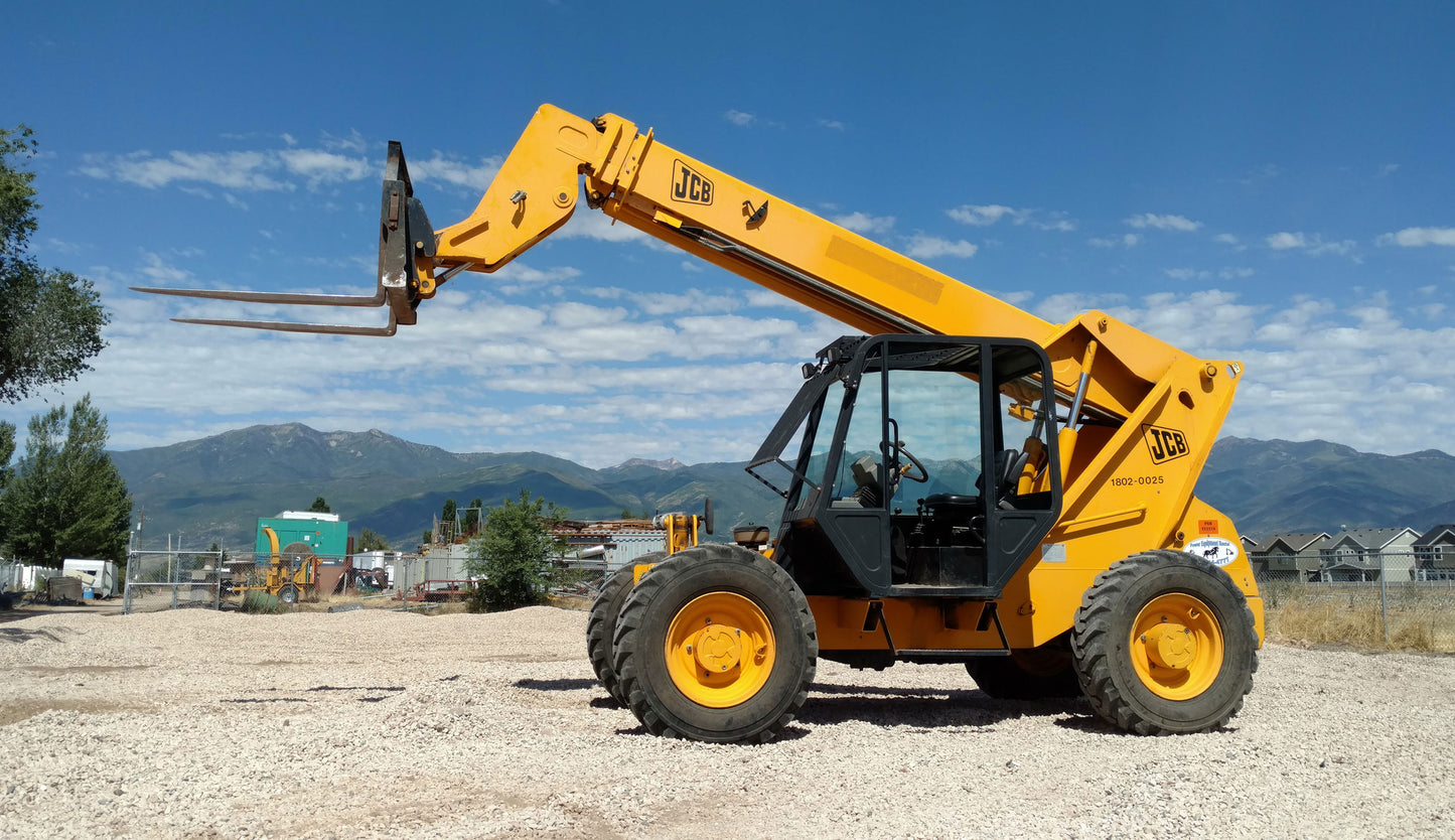 JCB 506C 506CHL 508C معالج تلسكوبي خدمة إصلاح خدمة