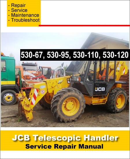 Manejador telescópico Jcb 535-67 537-120 537-130 Manual de servicio de taller #1