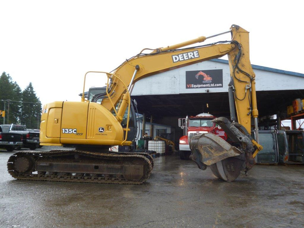 John Deere 135C RTS Graafmachine Officiële werkplaats Diensten Repair Technische handleiding TM2094