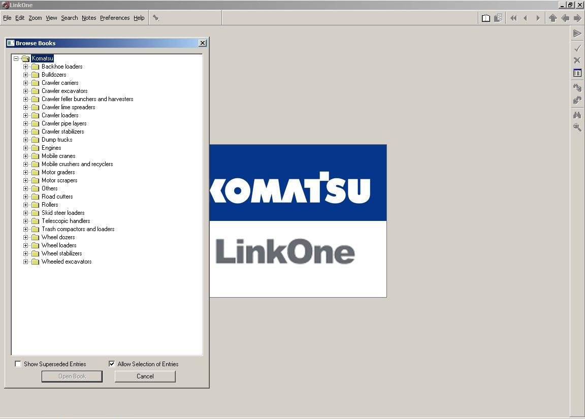 Komatsu CSS Viewer 5.11 Catálogo de piezas de Japón EPC -Manual de todas las piezas para todos los modelos y series 2022