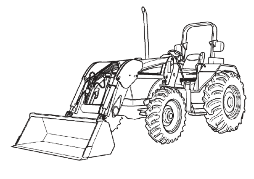 حالة IH LX252 الجبهة محمل جرار دليل التشغيل الرسمي