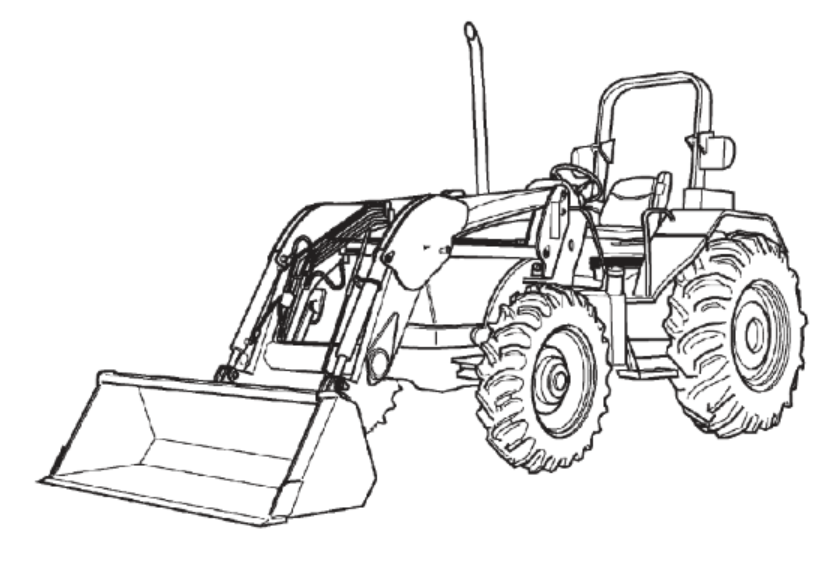 Case IH LX252 Front-End-Loader-Traktor offizielles Bedienungsanleitung