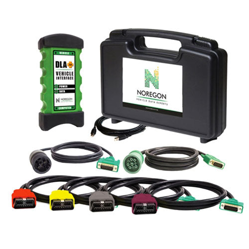 Universal Heavy Duty Diagnostic Kit 2021 With Genuine Noregon DLA+ 2.0 Adapter Kit (122061)- And 3 Software Choose From List