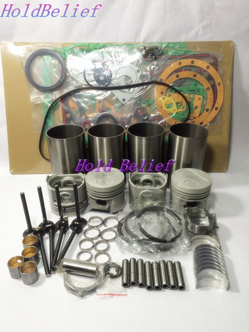 Kit de reconstruction de la refonte pour la réparation des pièces de moteur Isuzu 4LC1 pour Sumitomo SH40JX IHI 40JX