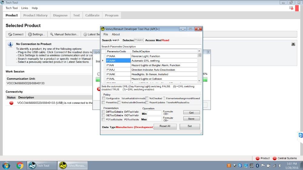 
                  
                    Volvos Premium Tech Tool PTT 1.12 Include VCADS 2.4 & Devtool - For 2012 Trucks And Older
                  
                