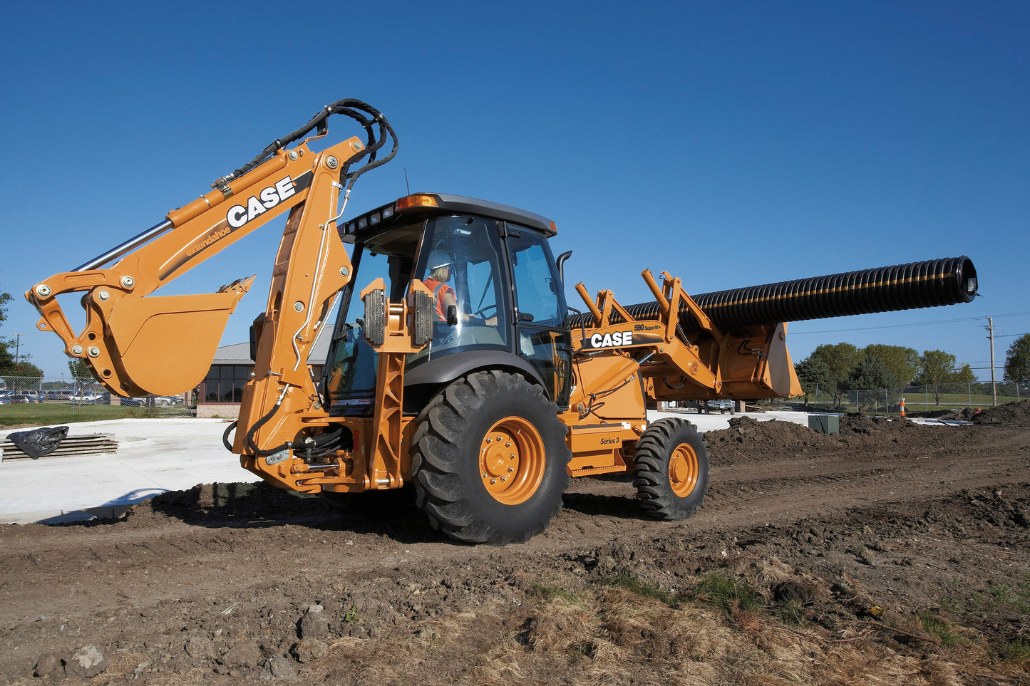 Case 580m, 580 Super M, 580 Super M+ Series 2 Backhoe Loader & Motor Service Repair Handleiding