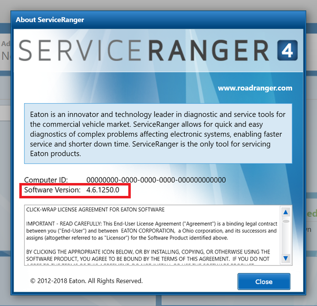 
                  
                    Service Eaton Service Ranger v4.6 Engineering Version 2020 Logiciel de diagnostic incluent les derniers fichiers de données complètes Service d'installation en ligne
                  
                