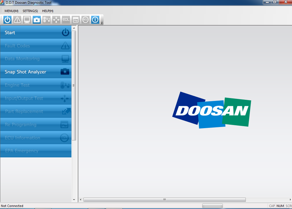 
                  
                    Doosan Diagnostische Software Industriële ontwikkelaar Niveau E-Doctor, DDT en G2-Scan
                  
                