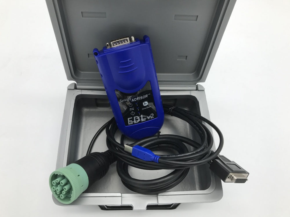 OEM John Deer Diagnostic Kit EDL v2 (Electronic Data Link v2) Diagnostic Adapter - Include Service Advisor 5.3 Software 2022