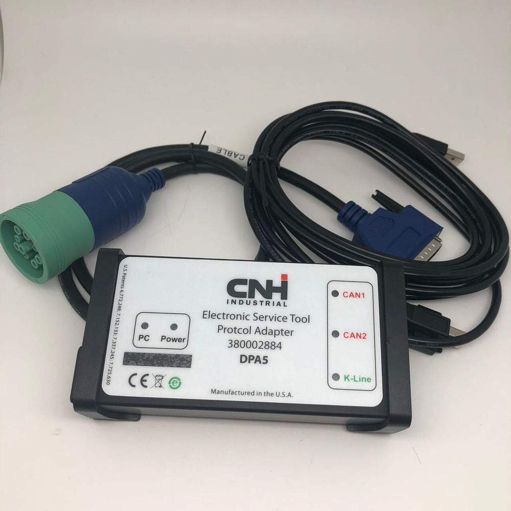 
                  
                    New Holland Case Diagnostic Kit 2023- OEM CNH EST DPA 5 Diesel Engine Electronic Tool Adapter 380002884
                  
                