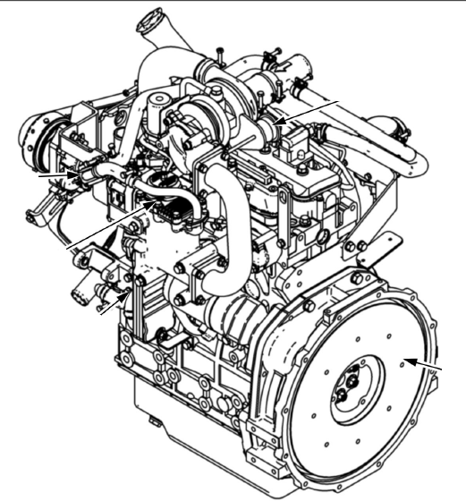 القضية N844L-F-30 N844L-F-34 ISM Tier 4 محرك ورشة عمل رسمية دليل الصيانة