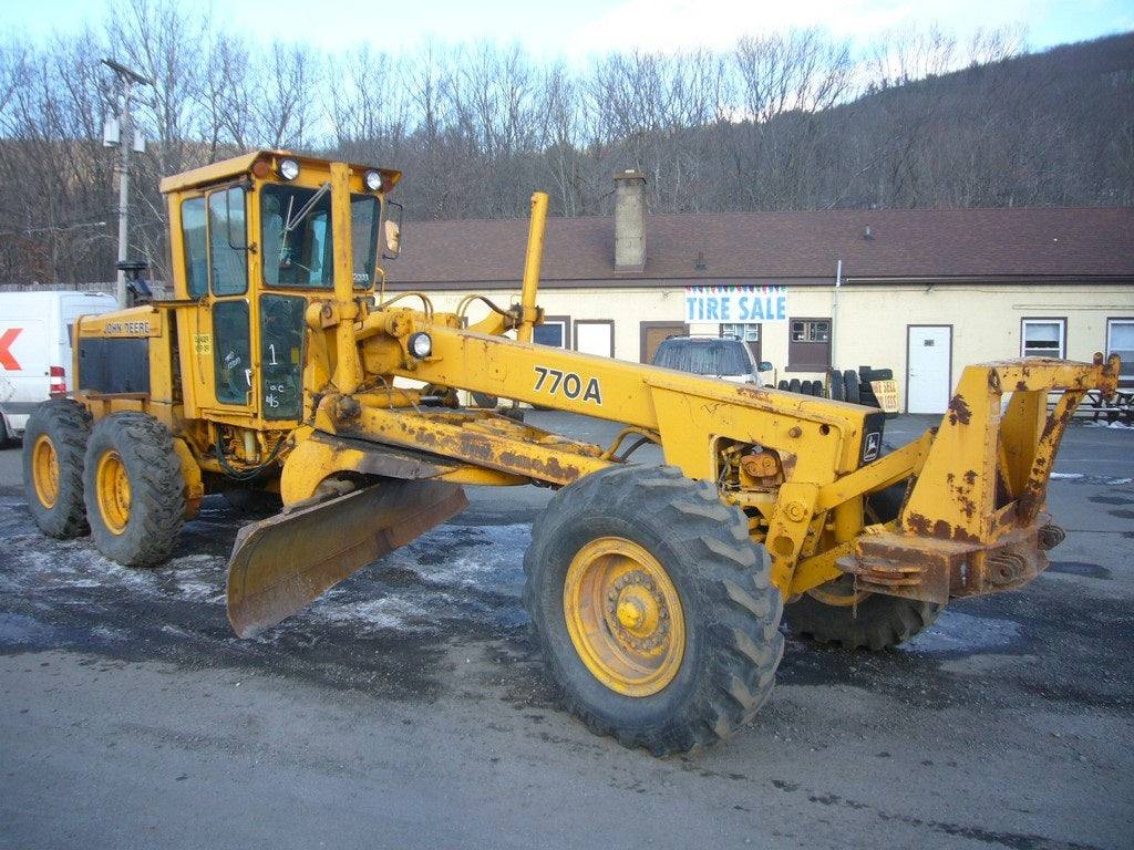 John Deere 770A 770AE 772A & 72AH Hotor Graders Officers Officers Service Pair Technical Manual