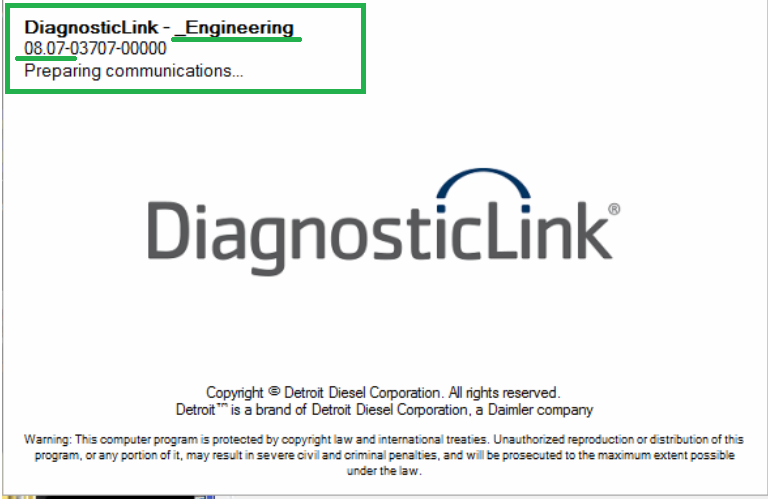 Detroit Diesel Diagnostic Link (DDDL 8.07) 2018 -Alle Gassed Parameters ingeschakeld! Online installatie-service inbegrepen!