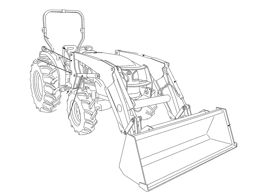 Kubota LA1065EC لودر الأمامي ورشة العمل دليل إصلاح الخدمة