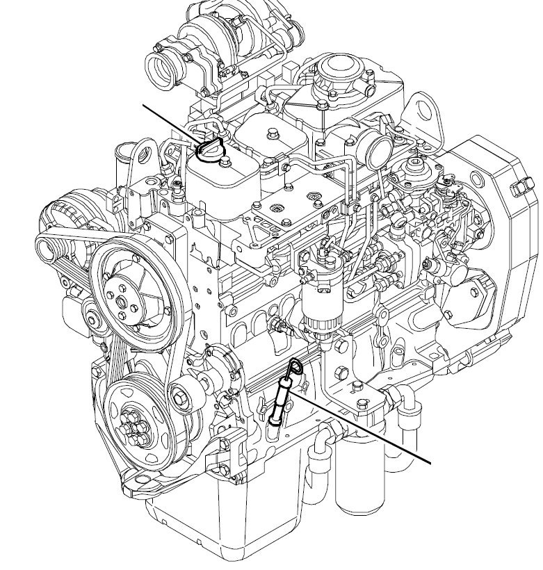 Komatsu 4D104E Series 4D104E-1 4D104E-2 Diry Engine Official ورشة الخدمة اليدوية