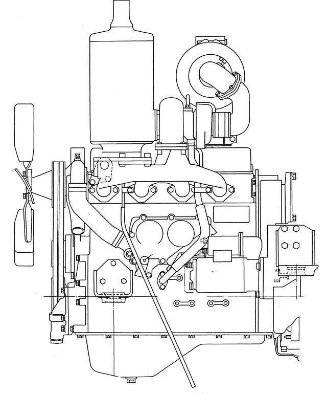 كوماتسو s4d105-3b s4d105-3c s4d105-3d محرك الديزل ورشة عمل رسمية دليل الصيانة