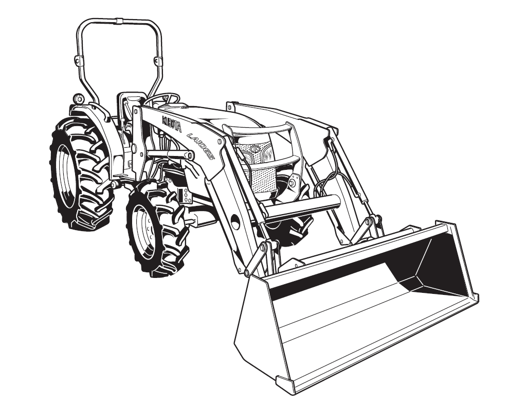 Kubbota LLA1065C Front Loader Operator's Manual