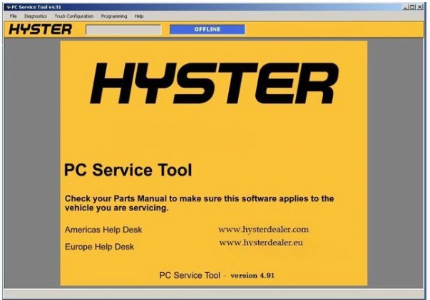 
                  
                    Yale Hyster PC Service Tool v 5.2 Diagnostic And Programming Software Latest 2023
                  
                