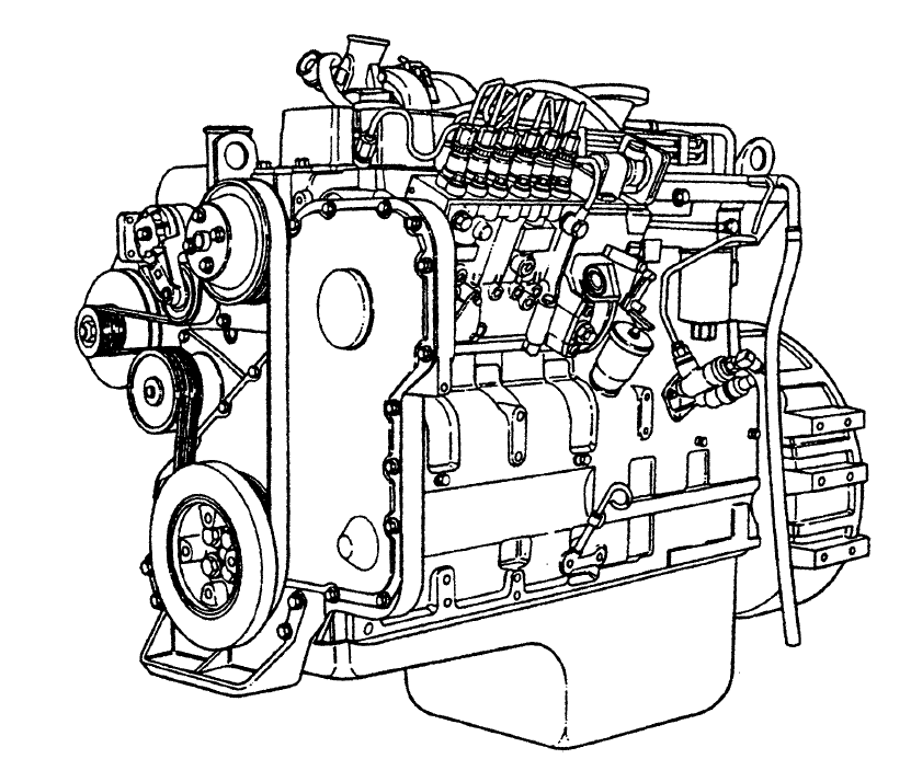 Komatsu 114 Serie 6D114E-1 Diesel Motor offizielle Workshop-Service-Reparaturhandbuch