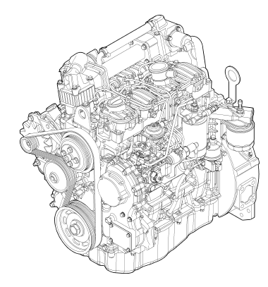New Holland CNH U.K. F5C-F5A Structural & Non Structural Versie 4 Cilinders Mechanische Motoren Workshop Service Reparatiehandleiding