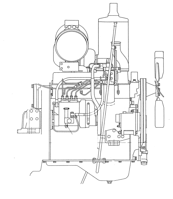 KOMATSU S4D105-3H S4D105-3J محرك الديزل دليل إصلاح خدمة ورشة عمل