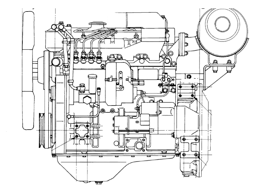Komatsu 95 Serie 4D95L-1 S4D95L-1 6D95L-1 Dieselmotor Offizielle Service-Reparaturhandbuch