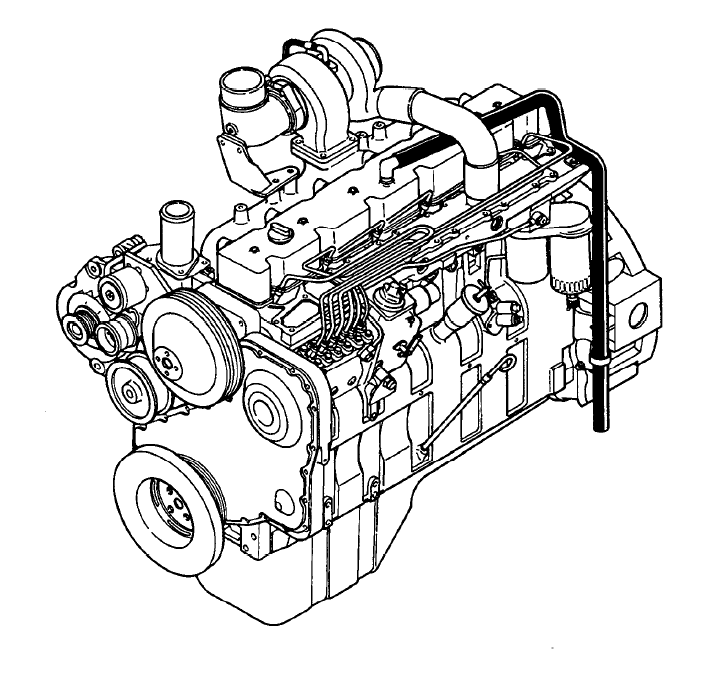Manuel officiel de dépannage et de service des moteurs de la série Komatsu KDC 614