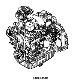 Nuevo Holland CNH U.K. F4GE0454C F4GE0484G Manual de reparación de servicios de taller de motor