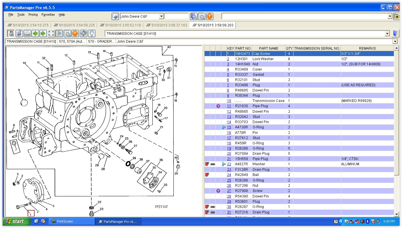 
                  
                    John Deere Parts Manager Pro v6.5.5 EPC -John Deere ALL Models (CF & AG & CCE )Parts Manuals Software 2016  - Online Installation Service Included !
                  
                