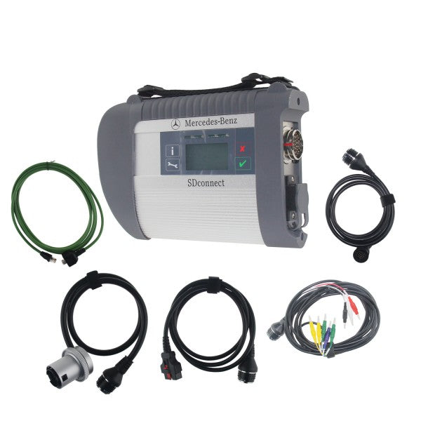 Stern C4 SD Connect Diagnose Adapter Tool Kit für Mercedes - Enthält die neueste Xentry und DAS 2022 - Full Software Pack EPC WIS und mehr!