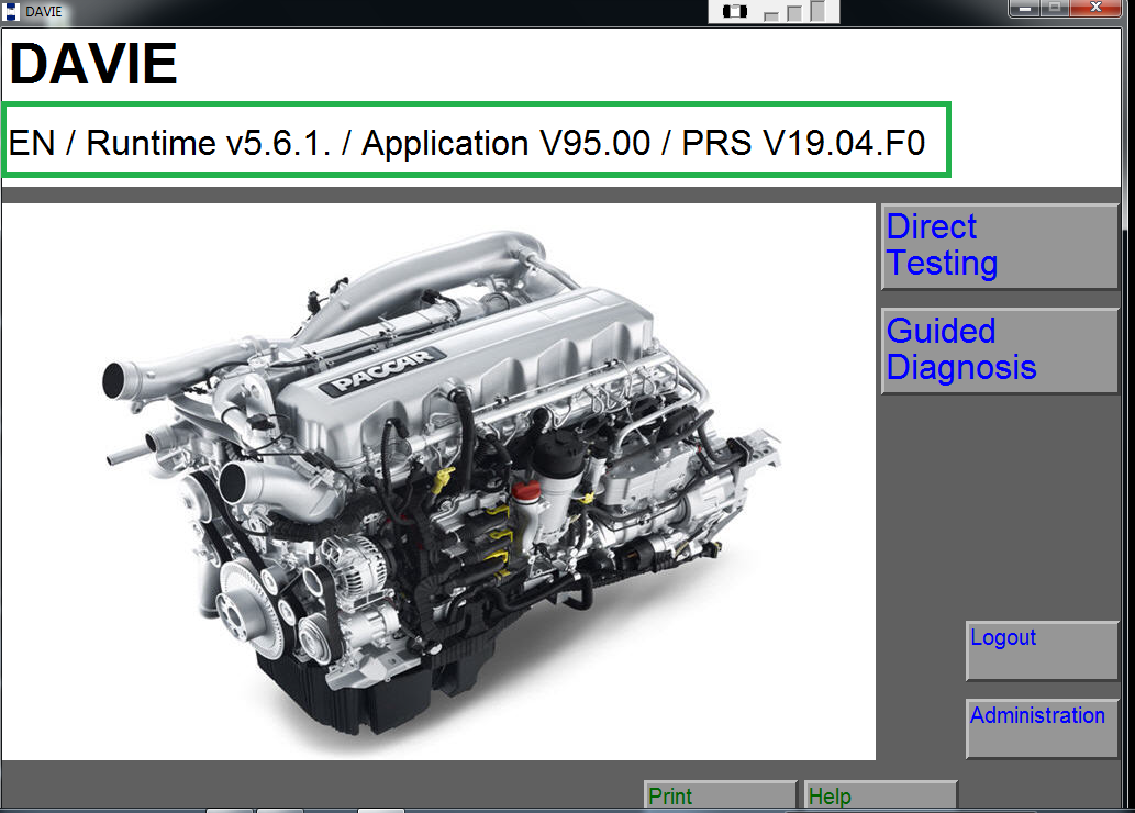 DAF / PACCAR VCM PRO Interface & Davie Software KIT 2016 - Diagnostic Adapter- Include Latest Davie XDc II  ! Full Online Installation & Support !